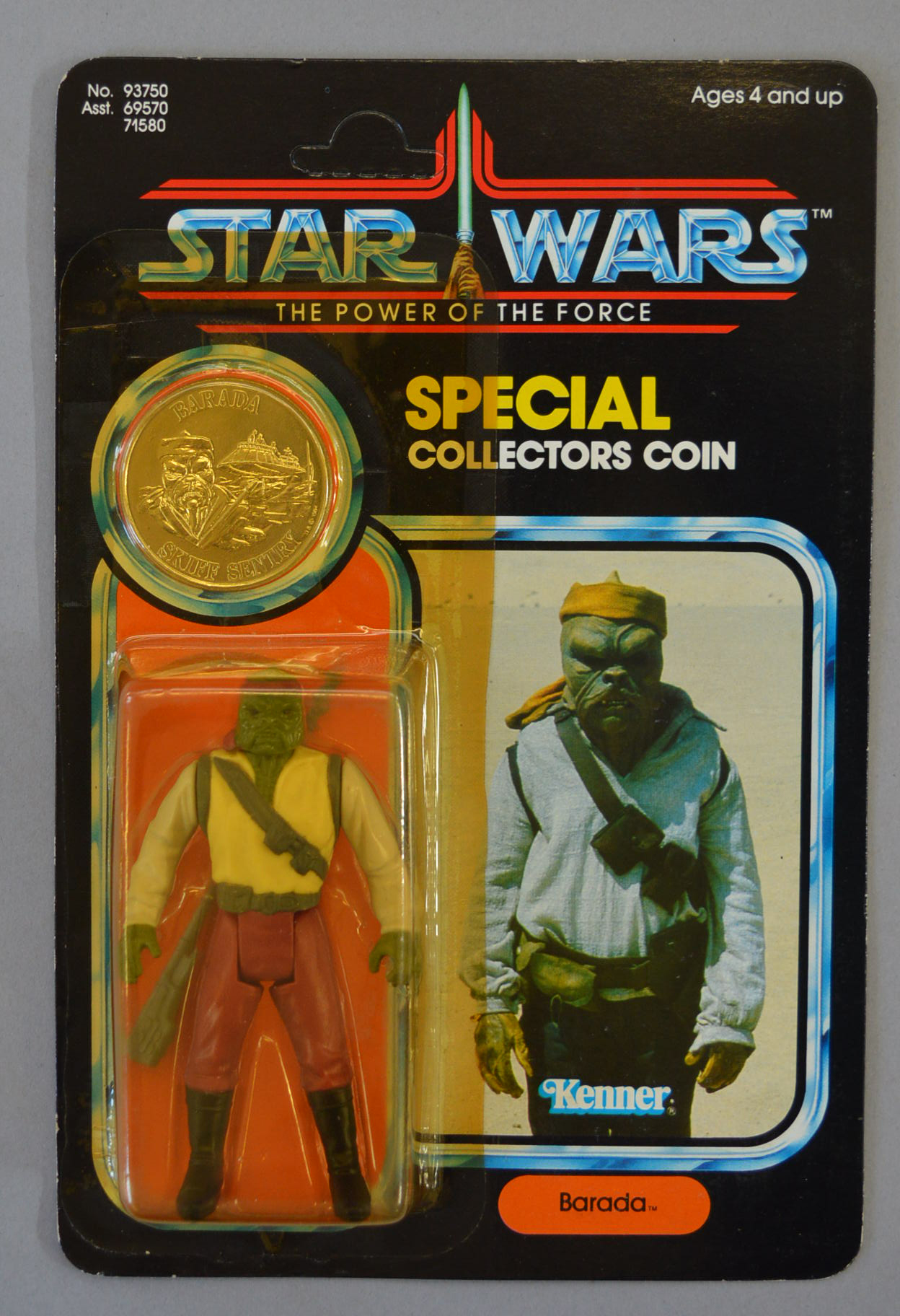 Kenner Star Wars Barada 3 3/4" action figure, one of the last 17,