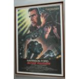 "Blade Runner" - US one sheet linen backed framed original first release film poster from 1982