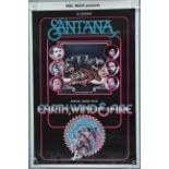 Santana concert poster - special guest star "Earth,