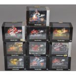 Ten boxed Vitesse '2 Wheels' and Onyx 'Racing Motorbikes' diecast Motorcycle models in 1:24 scale,