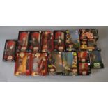 Twelve boxed Hasbro Star Wars Episode I figures together with a Kenner Star Wars POTF 'Stap and
