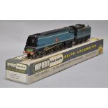 OO Gauge Wrenn W2267 BR blue Streamlined Bullied Pacific "Lamport & Holt Line". Overall F.