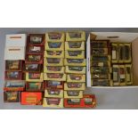 Forty seven boxed Matchbox 'Models of Yesteryear' diecast model vehicles in a variety of different