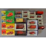 Nineteen boxed Postal themed diecast model vehicles in a variety of different scales by Corgi,