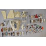 Thirty one loose Star Wars figures, one with loose joints,