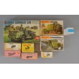 A small quantity of boxed, unbuilt plastic and metal model kits by Matchbox, Airfix,
