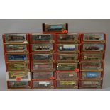 Twenty five boxed EFE articulated diecast truck models in 1:76 scale.