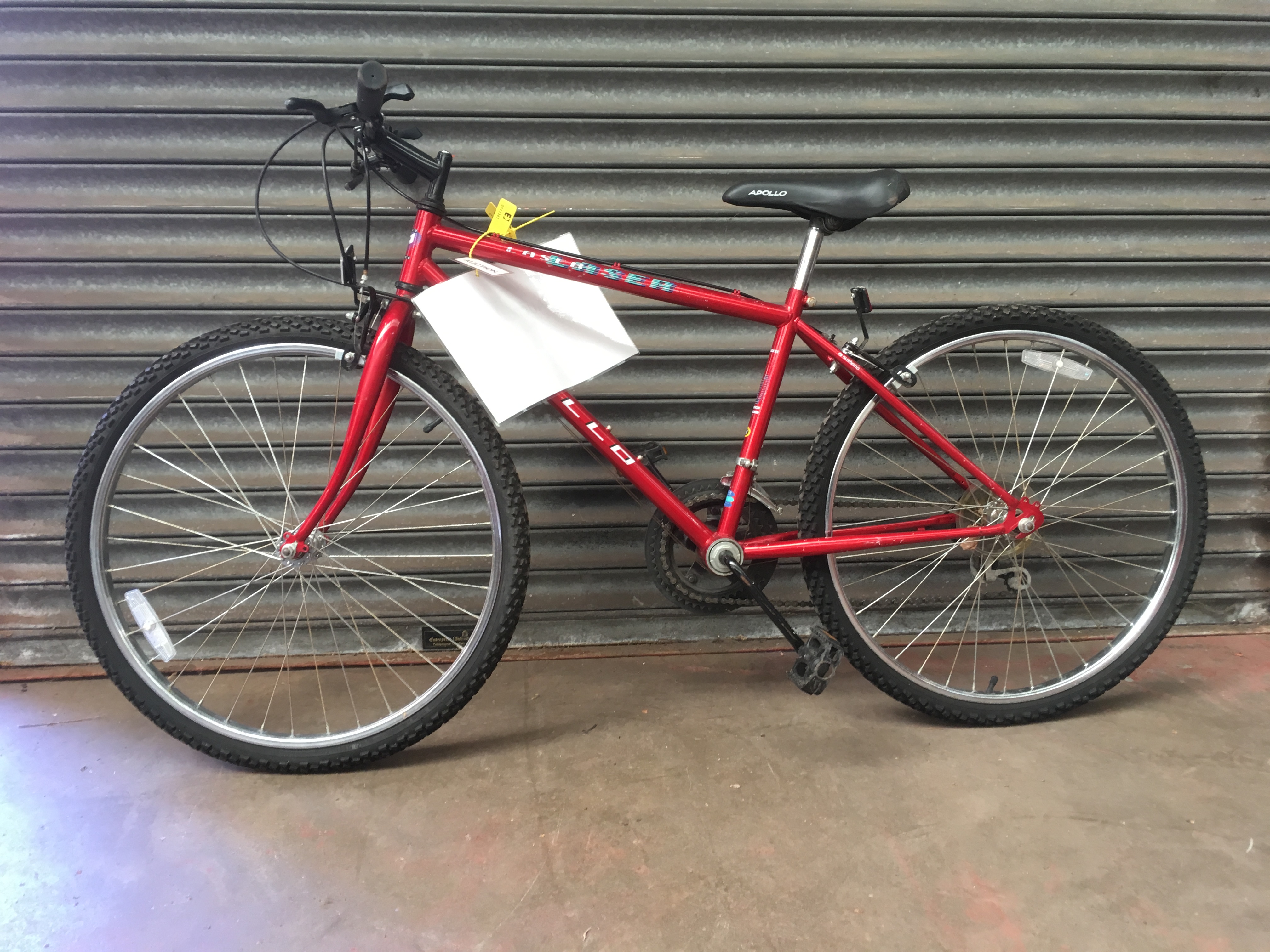 POLICE > Apollo Laser mountain bike / bicycle [NO RESERVE] [VAT ON HAMMER PRICE]