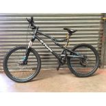 POLICE > B-TWIN Rockrider Full Suspension mountain bike / bicycle [NO RESERVE] [VAT ON HAMMER