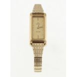 An OMEGA De Ville quartz ladies wristwatch with 10k Gold Filled case,