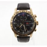 An 18ct CHOPARD Mille Miglia GMT Chronometer Automatic wristwatch,