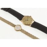 A 9ct H/M ladies ACCURIST quartz wristwatch, not working, approx gross weight 21gms,