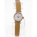 A ladies TUDOR rose gold wristwatch,