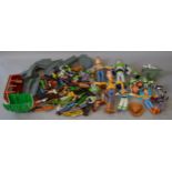 A good mixed lot of loose toys including 'Toy Story' figures,