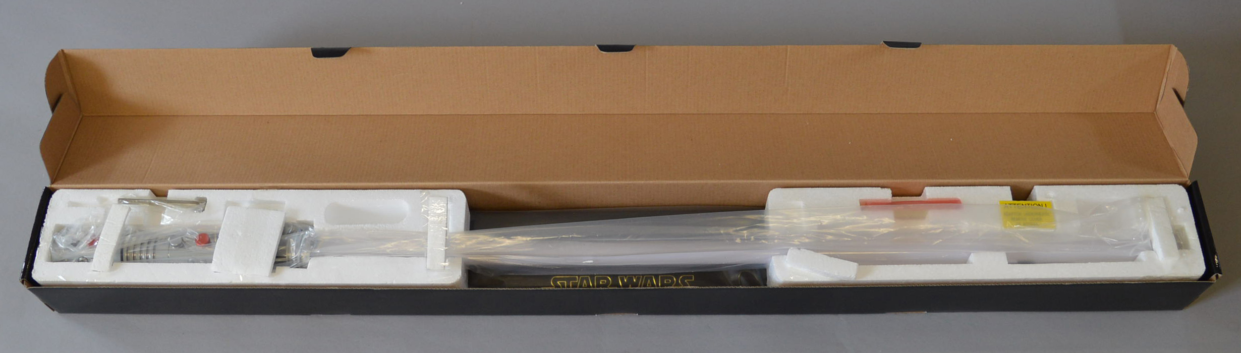 Star Wars. Master Replicas. Darth Maul force FX lightsaber appears VG, with shipping carton.
