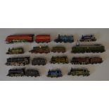 OO Gauge. 12 x unboxed locomotives. Overall F/G some with slight damage.