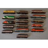 H0 scale. 14 x assorted Canadian Railways locomotives & power cars, various manufacturers.