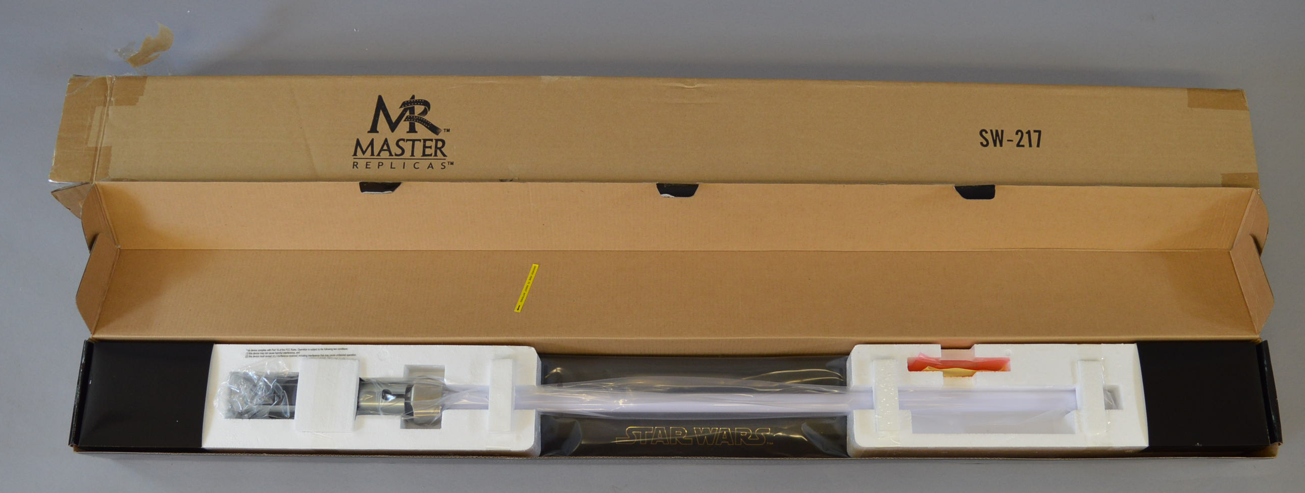 Star Wars. Master Replicas. SW-217 Yoda force FX lightsaber, with shipping carton.