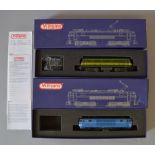 H0 scale. 2 x Vitrains SNCB locomotives. Ref 2167 & 2168. Both F/G in F boxes.