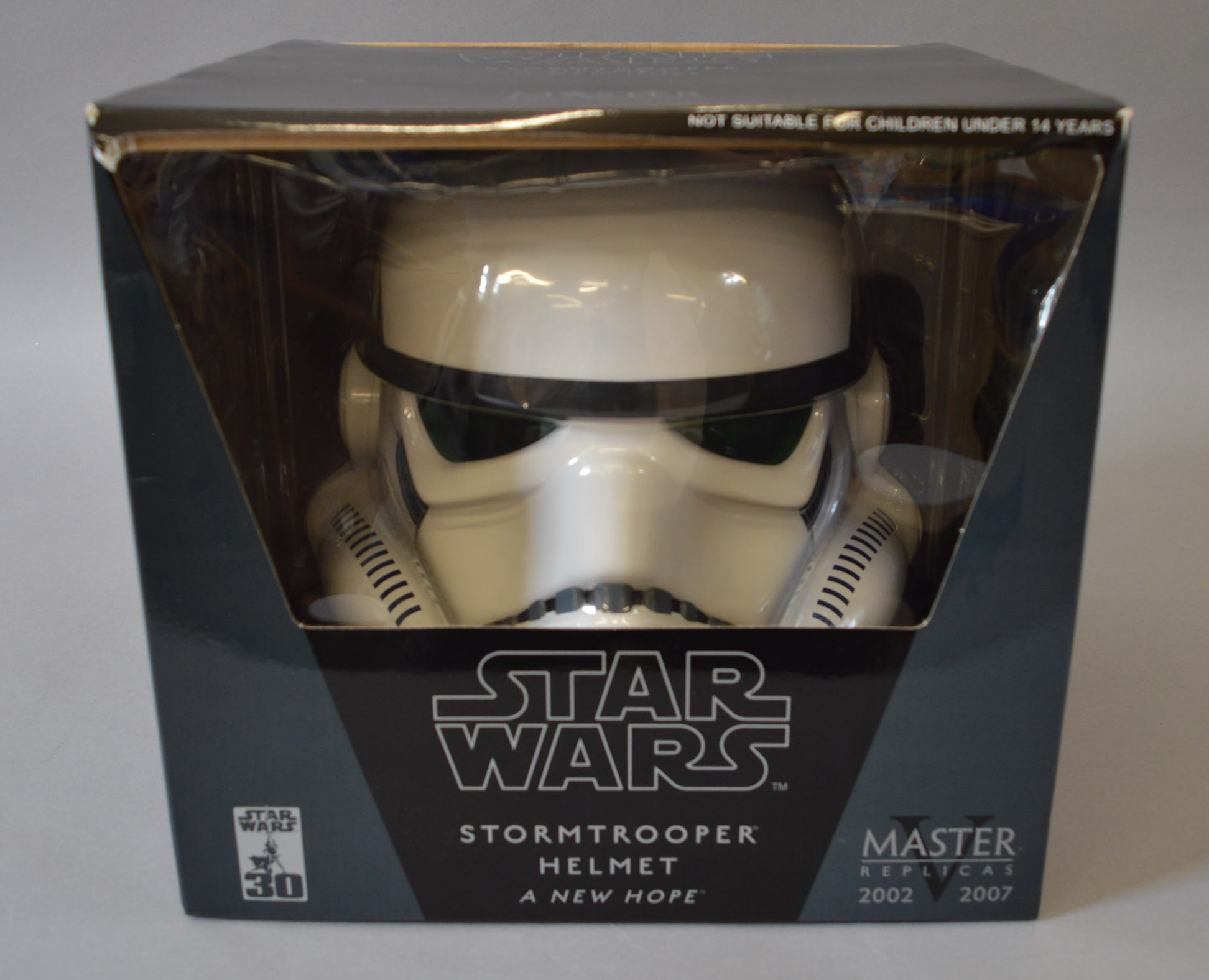 Star Wars Master Replicas SW-153CE 'Stormtrooper Helmet A New Hope ', with box.