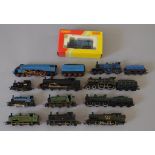 OO Gauge. 12 x unboxed locomotives. Some with slight damage & repainting.