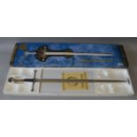 Lord Of The Rings United Cutlery Brands Anduril: Sword Of Elessar UC-1380ASNB, boxed.