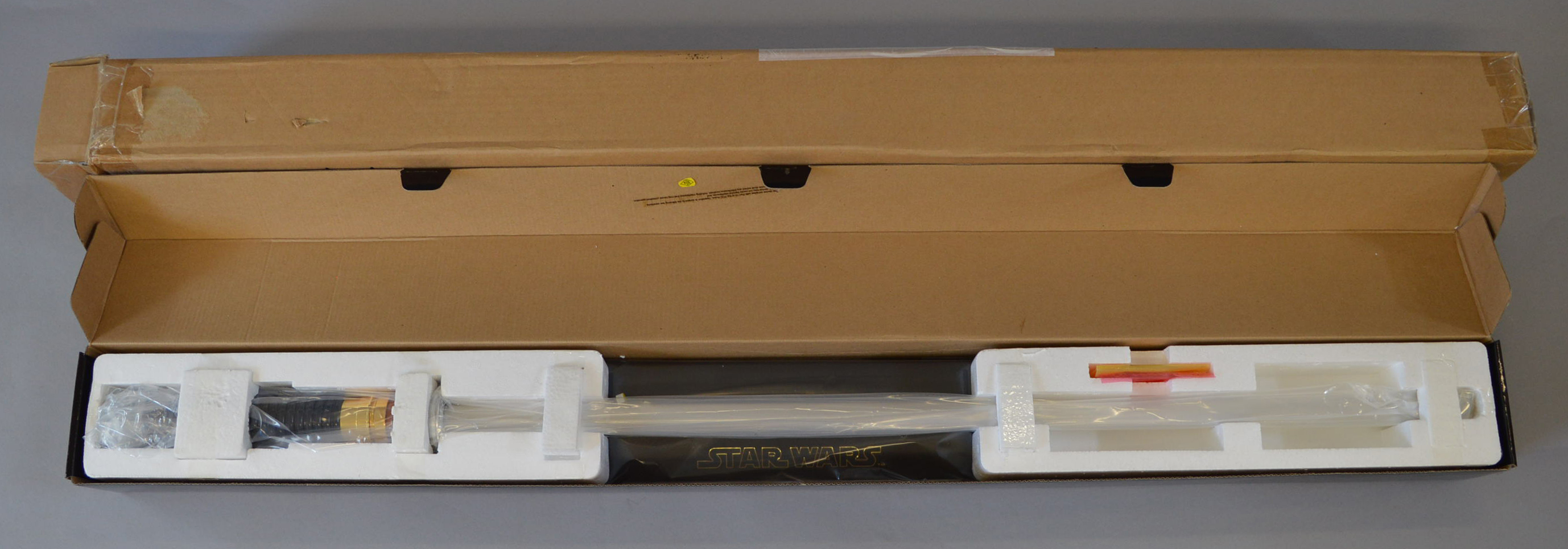 Star Wars. Master Replicas. Obi-Wan Kenobi force FX lightsaber, with shipping carton.