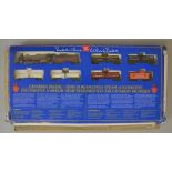 H0 scale Canadian Pacific train set. Missing track.