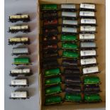 OO Gauge. 44 x assorted unboxed tank wagons, various manufacturers including Hornby & Bachmann.