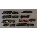 H0 scale. 8 x Mainly Canadian Railways locomotives.