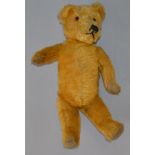 A 1950's Mohair hygenic toys bear, overall G.