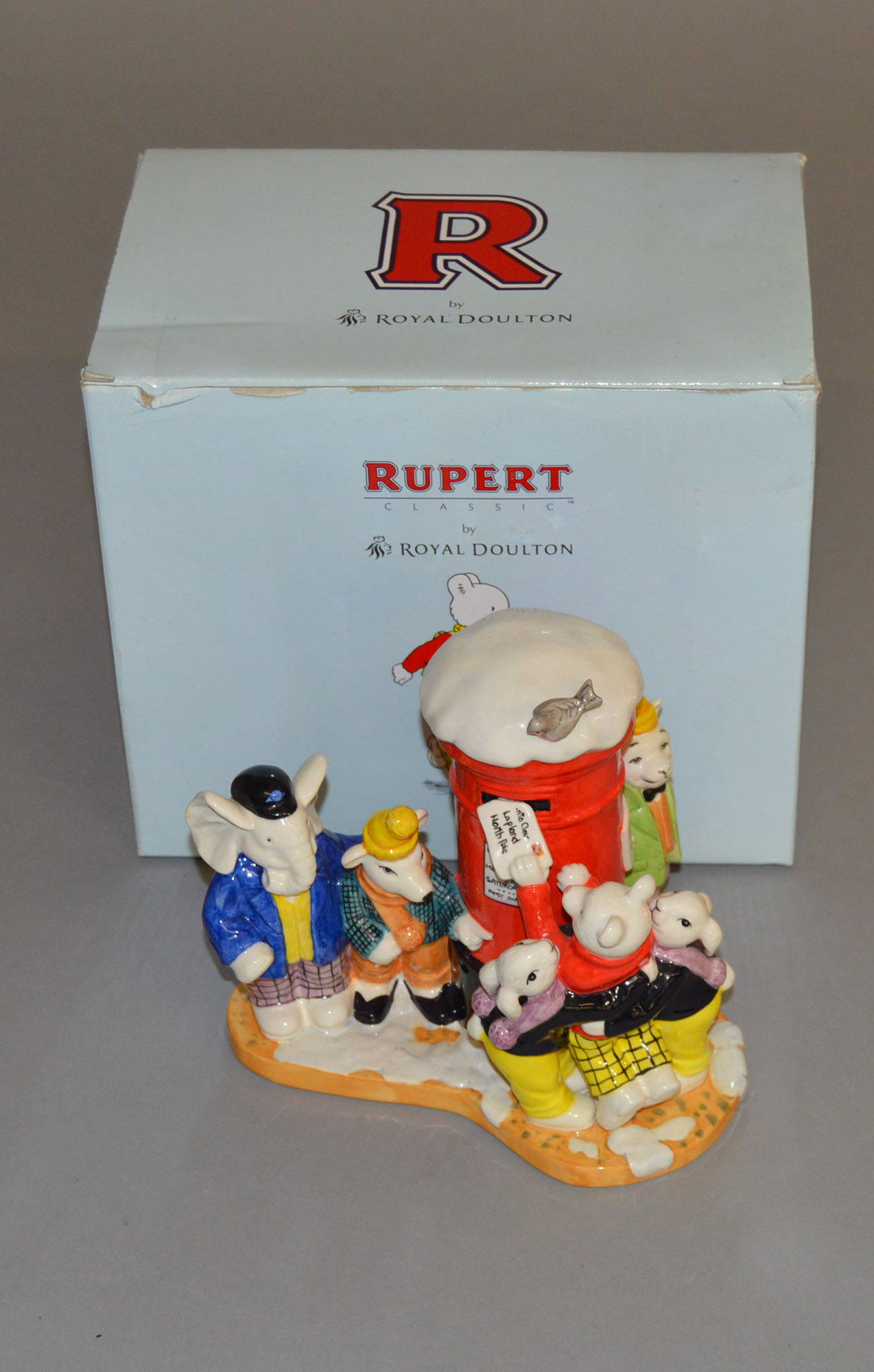 Royal Doulton Rupert Classics limited edition group: A Letter To Santa RB 28 128/450 with box.