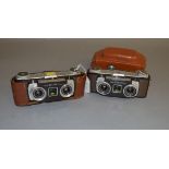 Two Kodak 35 stereo cameras.