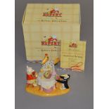 Royal Doulton Rupert limited edition figure group: Rupert and The King RB 21 0520/2000 boxed with