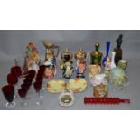 A mixed lot of assorted ceramics and glassware including Royal Worcester, Royal Venton,