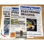 Aprox 30 Copies of Instant Record, the Polaroid In-House Magazine.