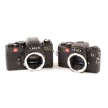 Two Leica R Series Camera Bodies.