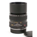 Leitz Wetzlar Macro-Elmar-R 100mm f4 3-cam lens #3031819.