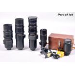 Exakta Fit & Other Telephoto Lenses. To include 3x Exakta Meyer Telet Megor 400m f5.