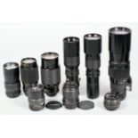 A Selection of M42 Screw Mount Lenses.