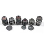 Quantity of M42 Screw Mount Lenses.