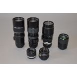 M42 Screw Mount Lens Collection. To include Vivitar 75-200 f4.5, Optomax 80-250mm f4.