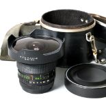 30 Anak-8 30mm f3.5 Fish-Eye Lens for Pentacon Six & Kiev 88. (condition 4E) with filters & case.