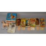 Three Marx Johnny West Series action figures: Johnny West The Action Cowboy,