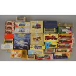 A quantity of mixed boxed diecast models by Corgi, Matchbox, Brumm and others.