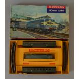 H0 scale. HOrnby - acHO 610 Train de voyageurs "L'Aquilon" SNCF train set. Overall G in P box.