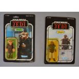 Two Kenner Star Wars Return of the Jedi 3 3/4" action figures,