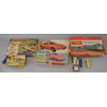 Assorted toys, includes: two Aoshin (Japan) Siren Patrol Car,