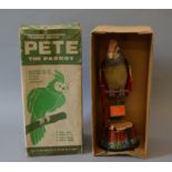 A boxed Marx Toys 'Pete the Parrot', battery operated transistorized 'talking' toy, circa 1962,