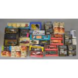 A quantity of mixed boxed diecast models by Corgi, Matchbox, Bburago, Tekno and others.